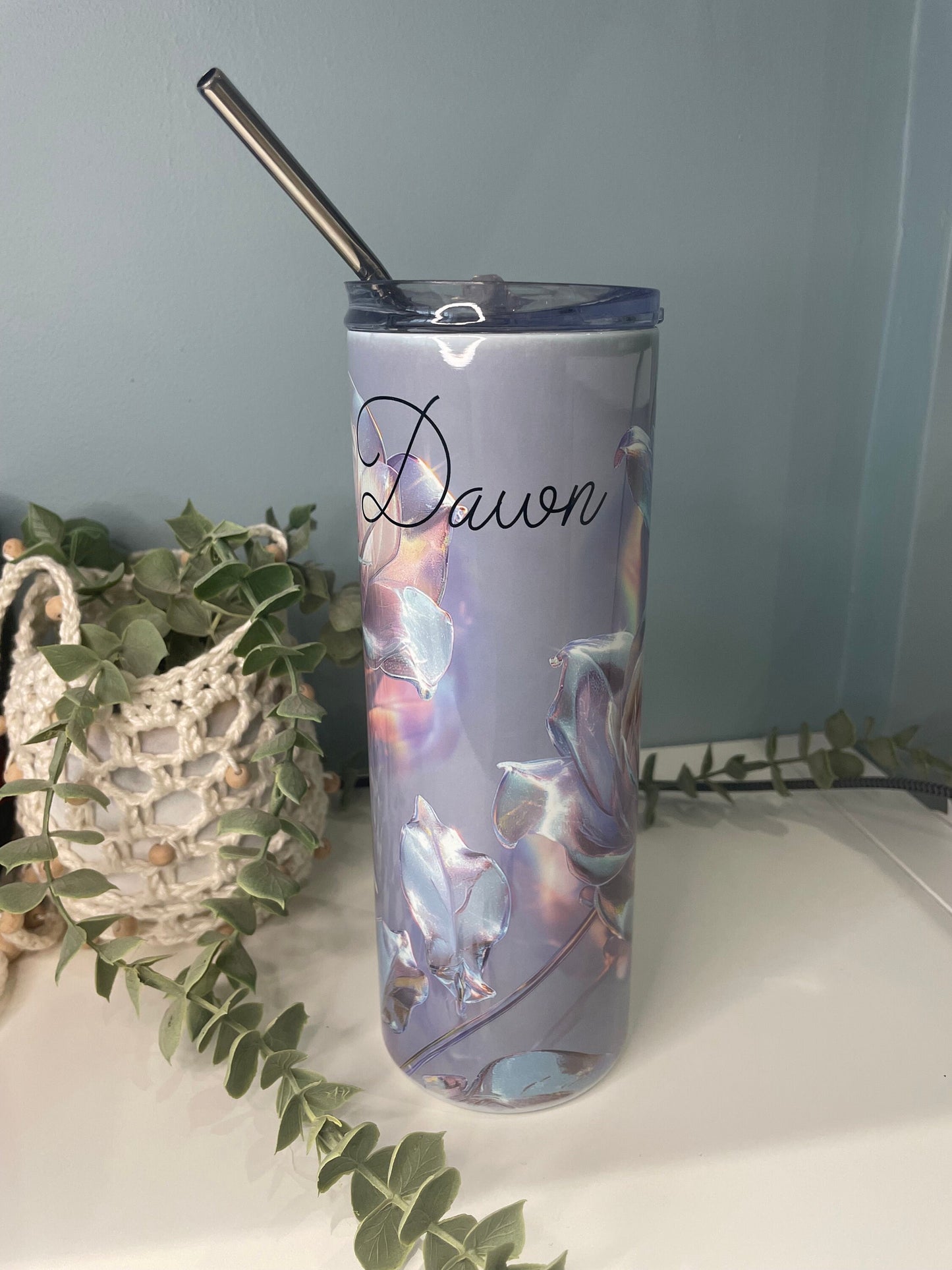 3D Crystal Roses 20oz Tumbler