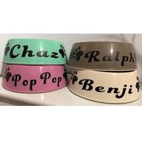 Large Personalised Dog Bowl