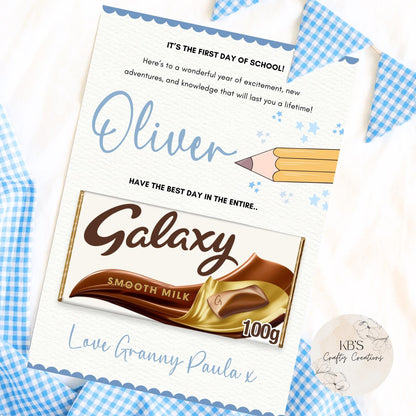 Personalised First Day of School Gift Treat Board