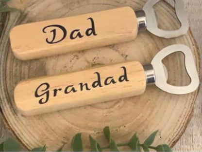 Personalised Wooden Bottle Opener