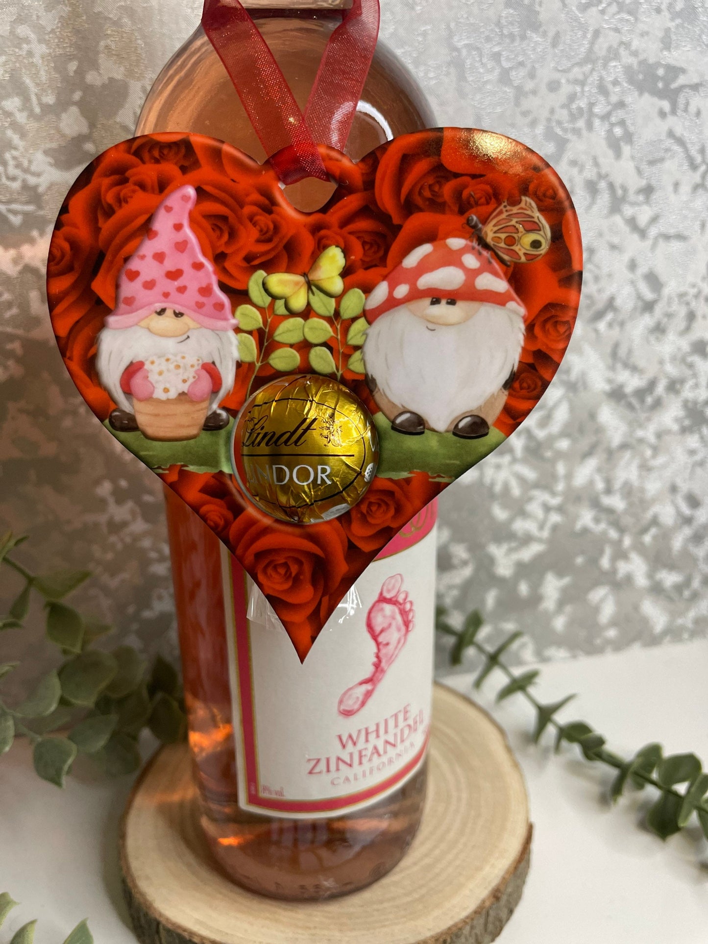 Lindor Chocolate Gnome Gift Tag