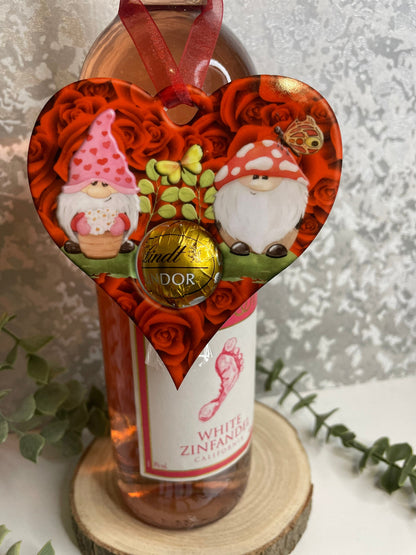 Lindor Chocolate Gnome Gift Tag