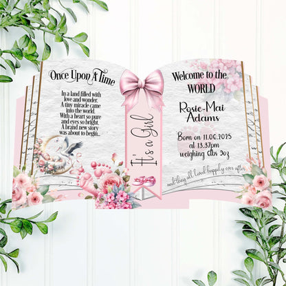 Welcome To The World Little One - New Baby Arrival Keepsake