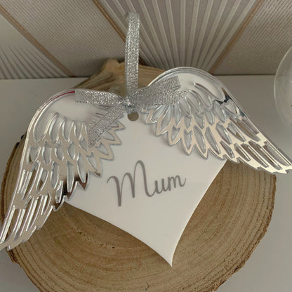 Memorial Angel Wings Bauble