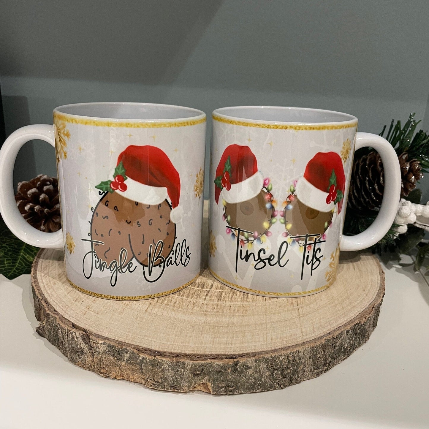 Tinsel Tits & Jingle Balls Mug