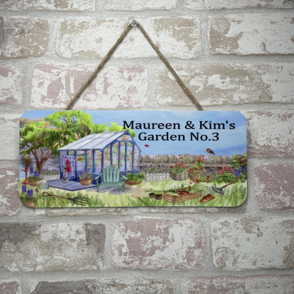 Personalised Allotment-Garden-Vegetable Plaque