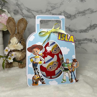 Personalised Easter Bunny Egg Holder | Kids Custom Name Easter Gift Treat Box