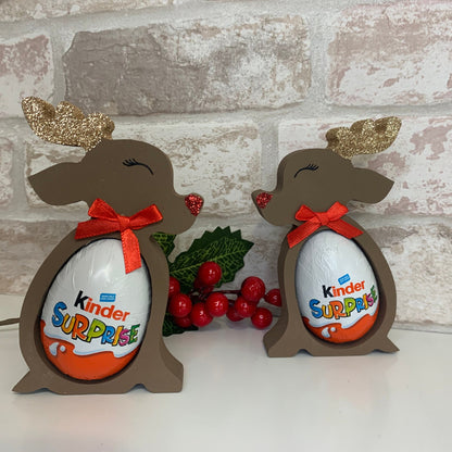 Reindeer Chocolate Egg Holder Gift