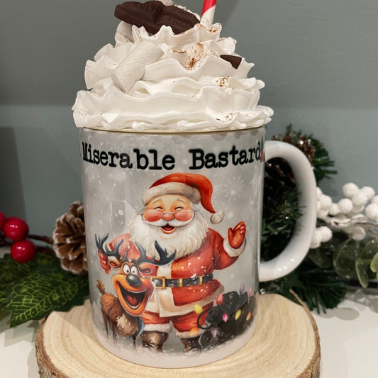 Merry Christmas Ya Miserable Bastard or Crabbit Bastard Mug