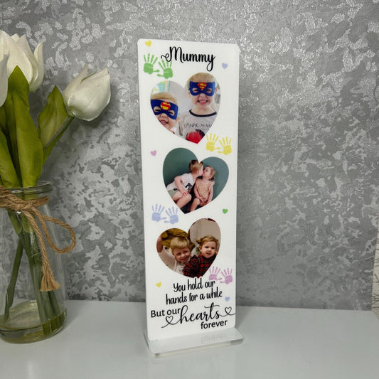 You hold Our Hands For A While Photo Plaque