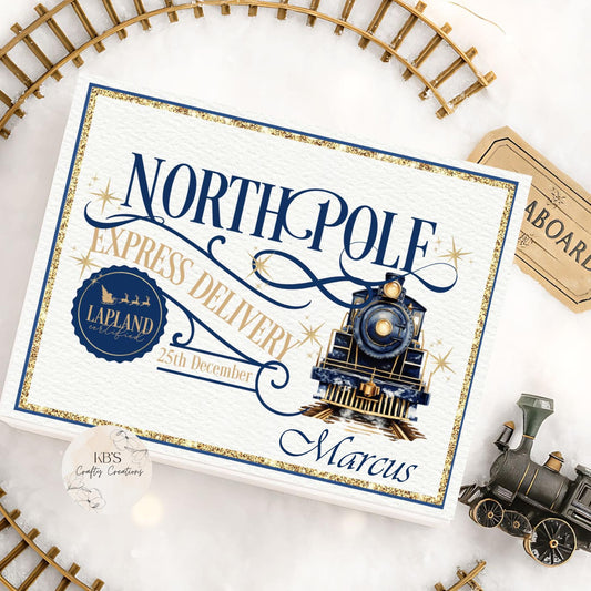 Personalised Magnetic Christmas Eve Box - Polar Express