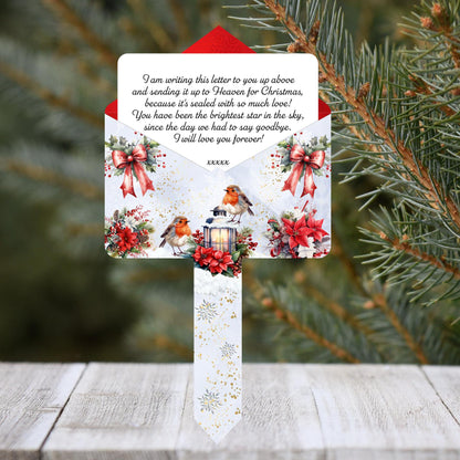 Christmas Letter To Heaven Grave Marker