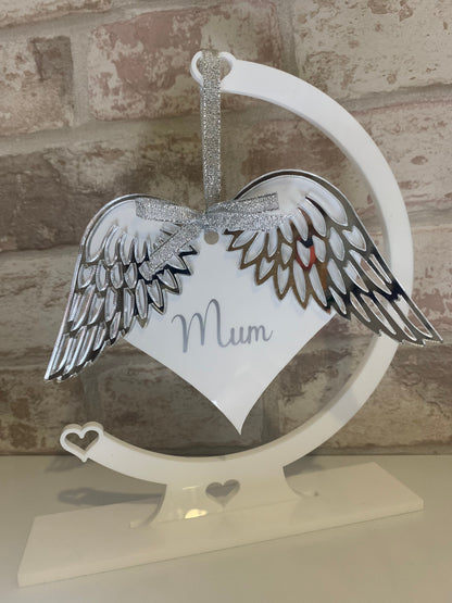 Memorial Angel Wings Bauble