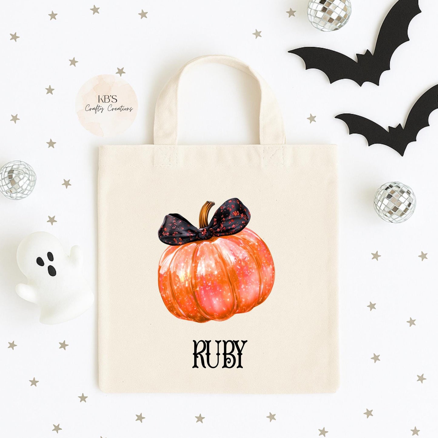 Halloween Spooky Pumpkin Tote Bag