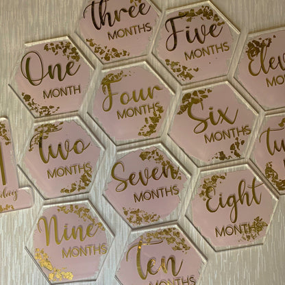 Hello World Baby First Months Milestone Discs