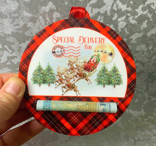 Christmas Money Gift Holder Bauble