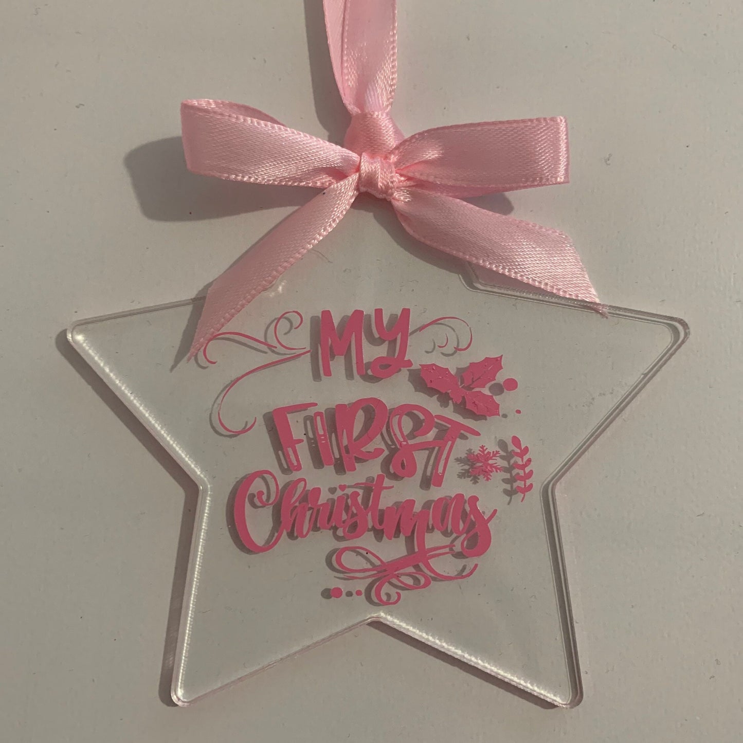 My first Christmas Star Bauble
