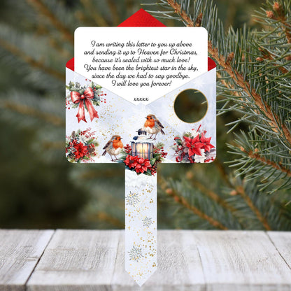 Christmas Letter To Heaven Grave Marker