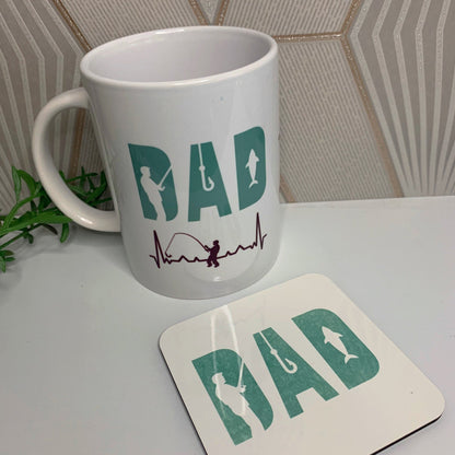 Fishing Legend Mug & Coaster Set