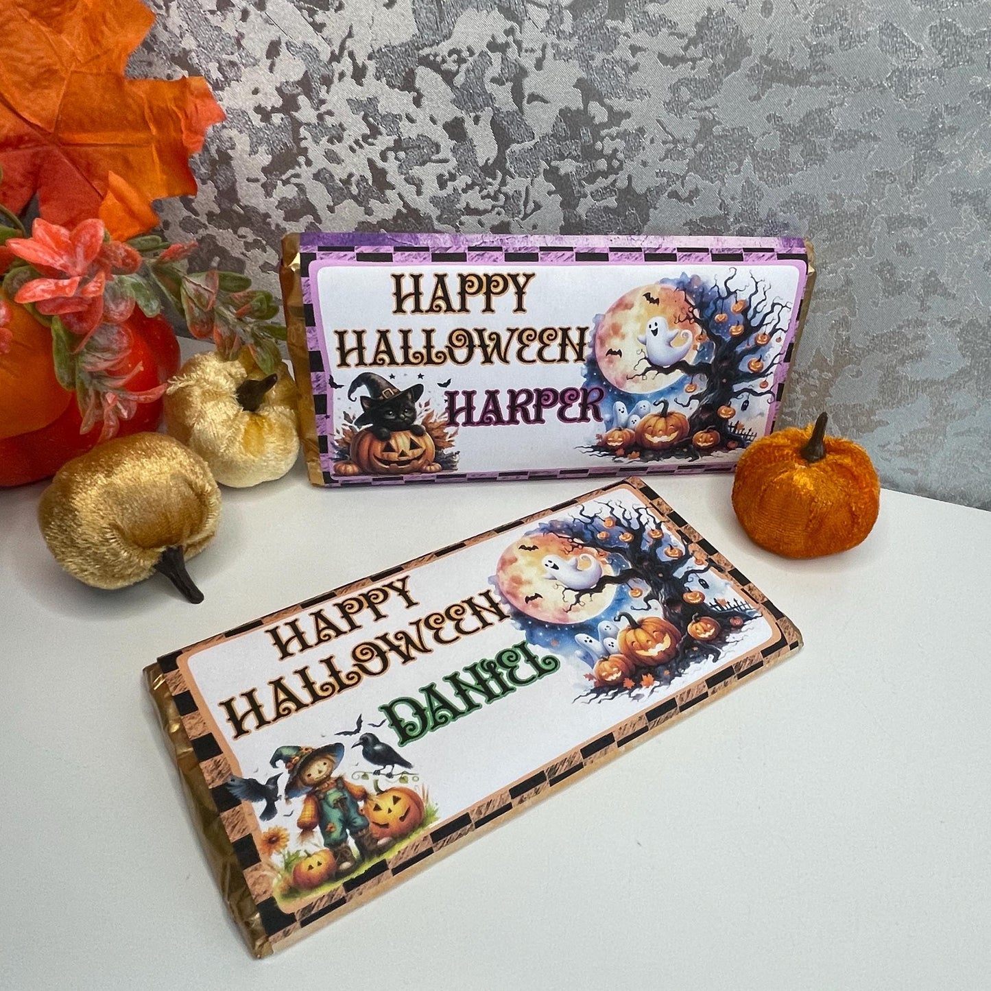 Halloween Chocolate Bar Wrapper