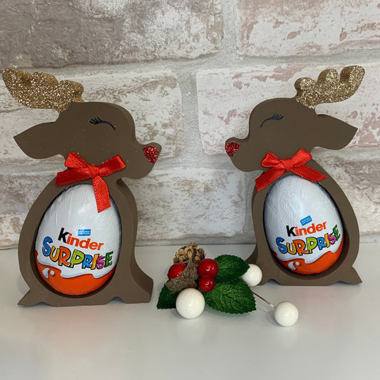Reindeer Chocolate Egg Holder Gift