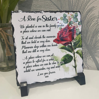 In Loving Memory Rose Memorial Poem Slate