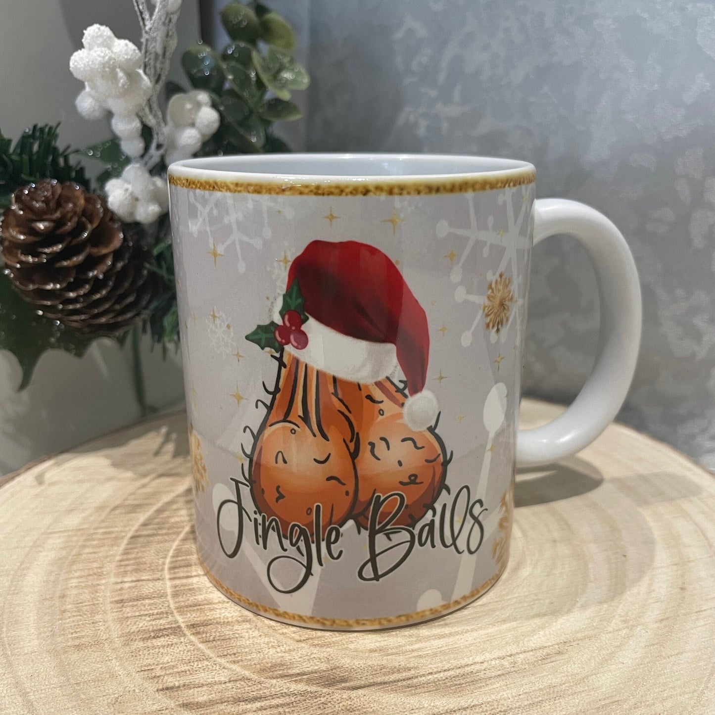 Tinsel Tits & Jingle Balls Mug