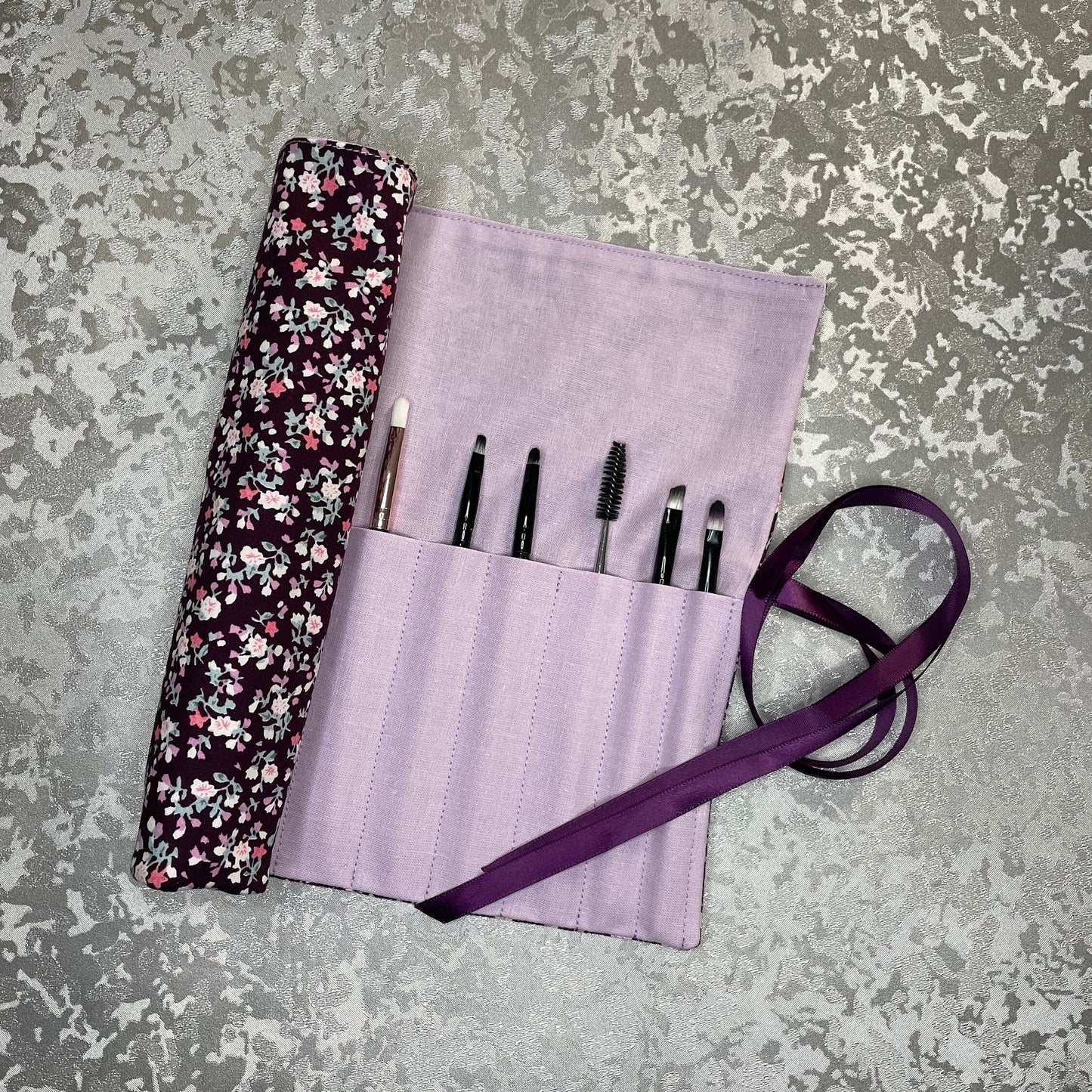 Cosmetic Make-Up Brush Roll Wrap