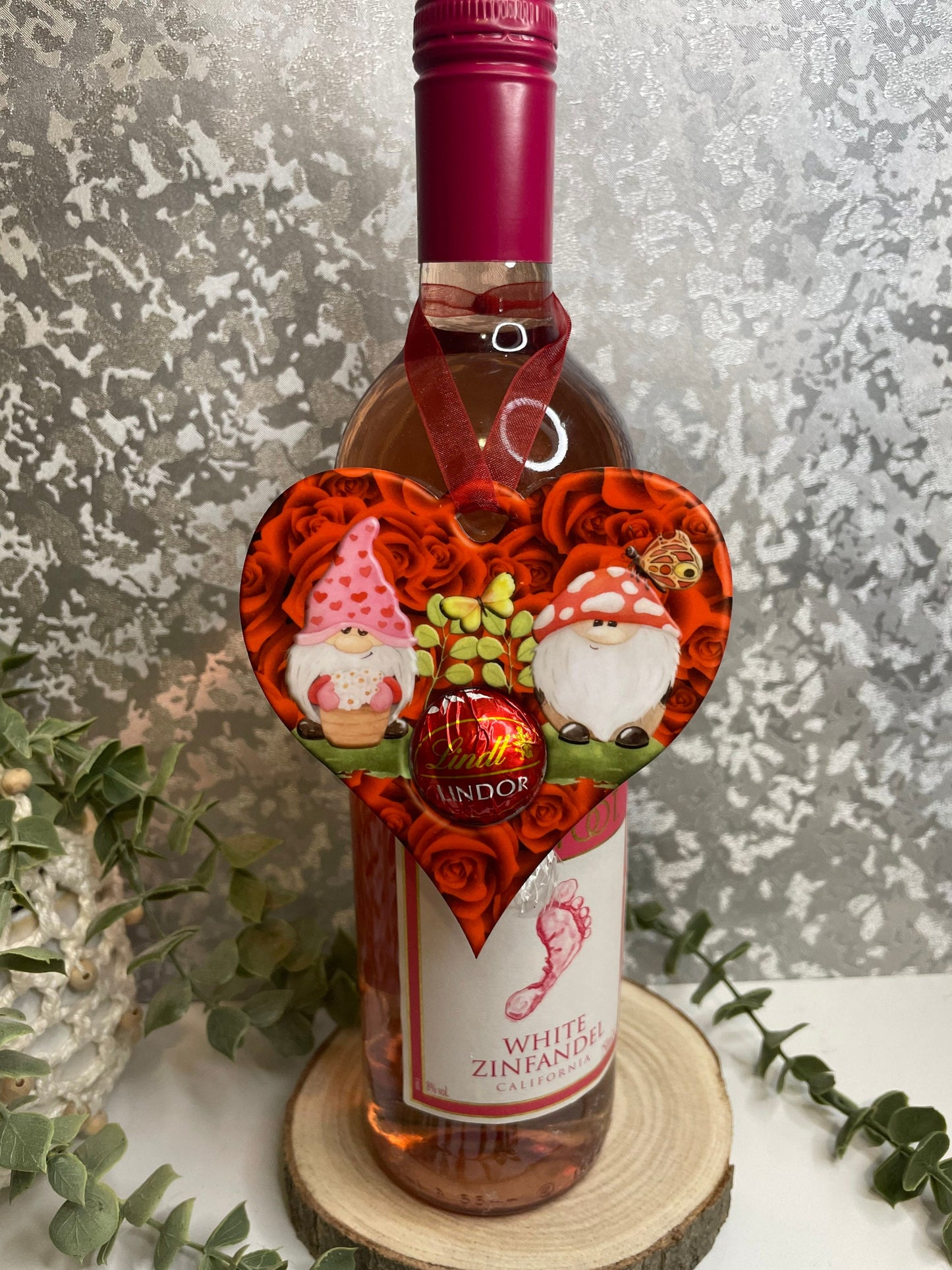 Lindor Chocolate Gnome Gift Tag