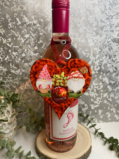 Lindor Chocolate Gnome Gift Tag