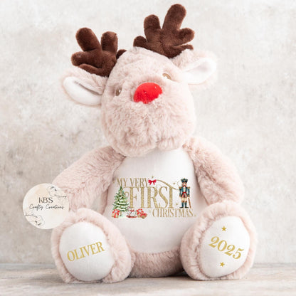 My Very First Christmas Reindeer Teddy