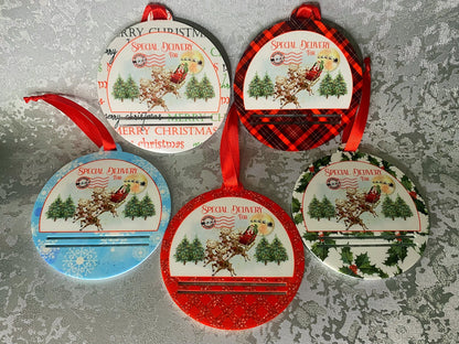 Christmas Money Gift Holder Bauble