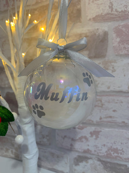 Personalised Pet Bauble