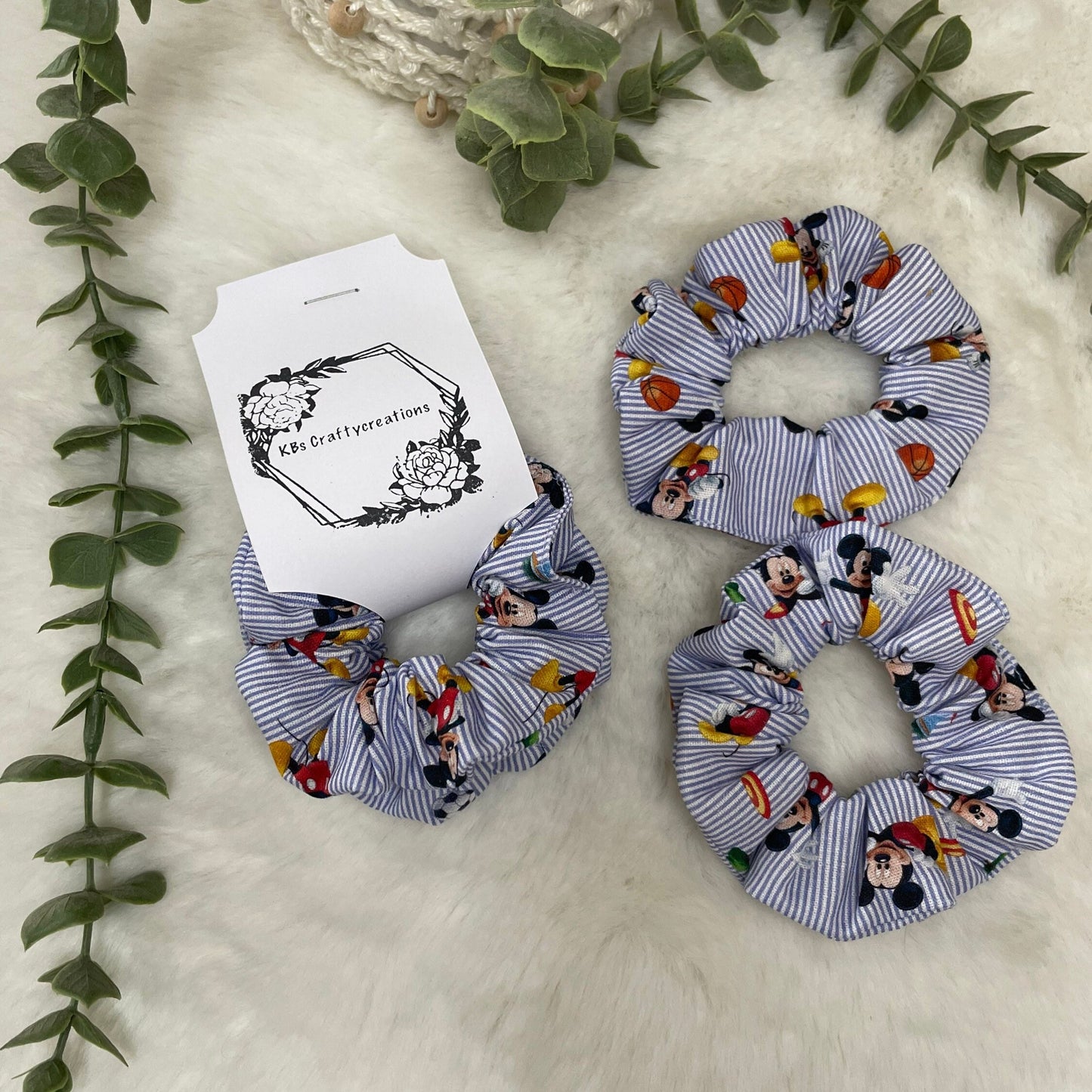 Little Girls Character Hair Scrunchies