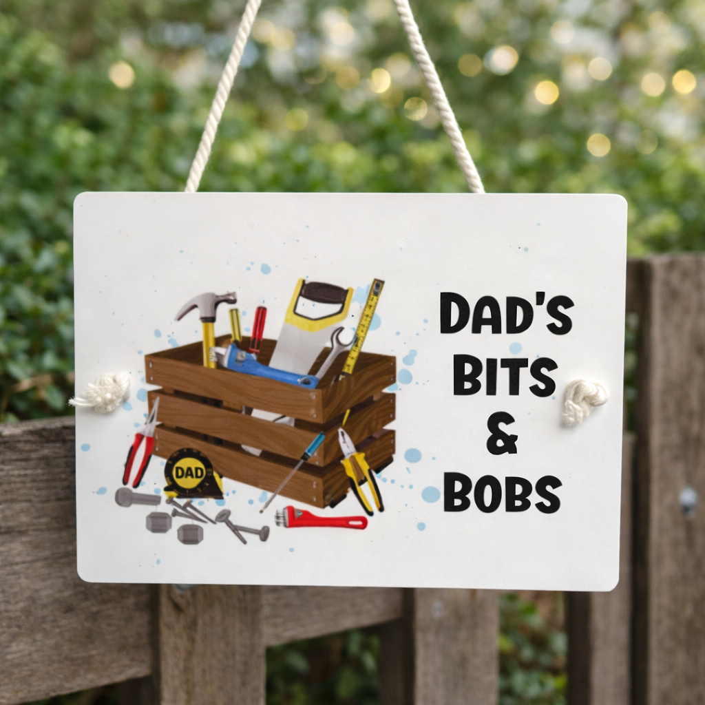 Dads Garden-Shed-Man Cave Hanging Plaque