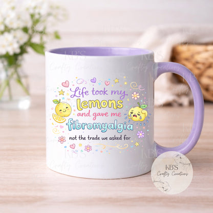 Life Took My Lemons And Gave Me Fibromyalgia Mug