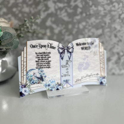 Welcome To The World Little One - New Baby Arrival Keepsake