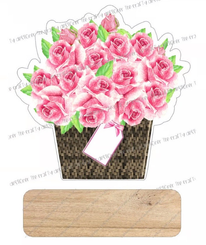 Bunch Of Flowers Plaque Gift
