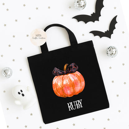 Halloween Spooky Pumpkin Tote Bag