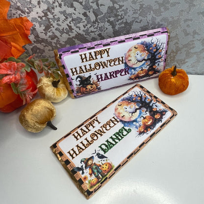 Halloween Chocolate Bar Wrapper