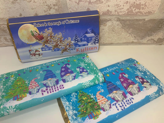 Christmas Gonk/Gnome Chocolate Bar Wrapper