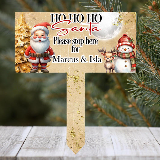 Santa Please Stop Here For