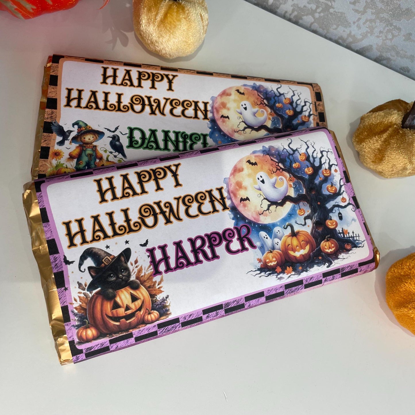 Halloween Chocolate Bar Wrapper