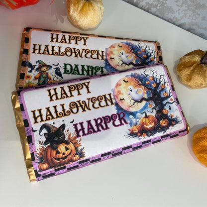 Halloween Chocolate Bar Wrapper