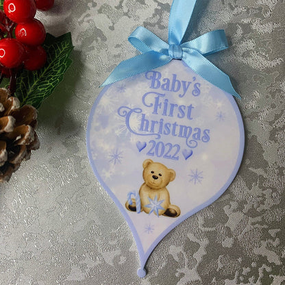 Baby's First Christmas Tree Bauble Decoration