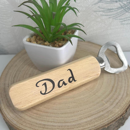 Personalised Wooden Bottle Opener