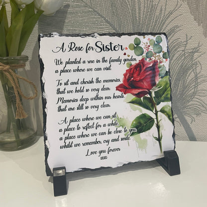 In Loving Memory Rose Memorial Poem Slate