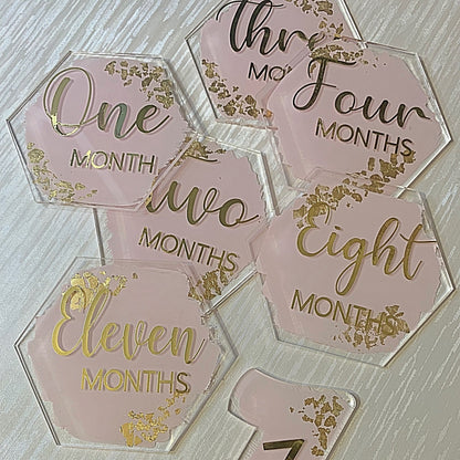 Hello World Baby First Months Milestone Discs