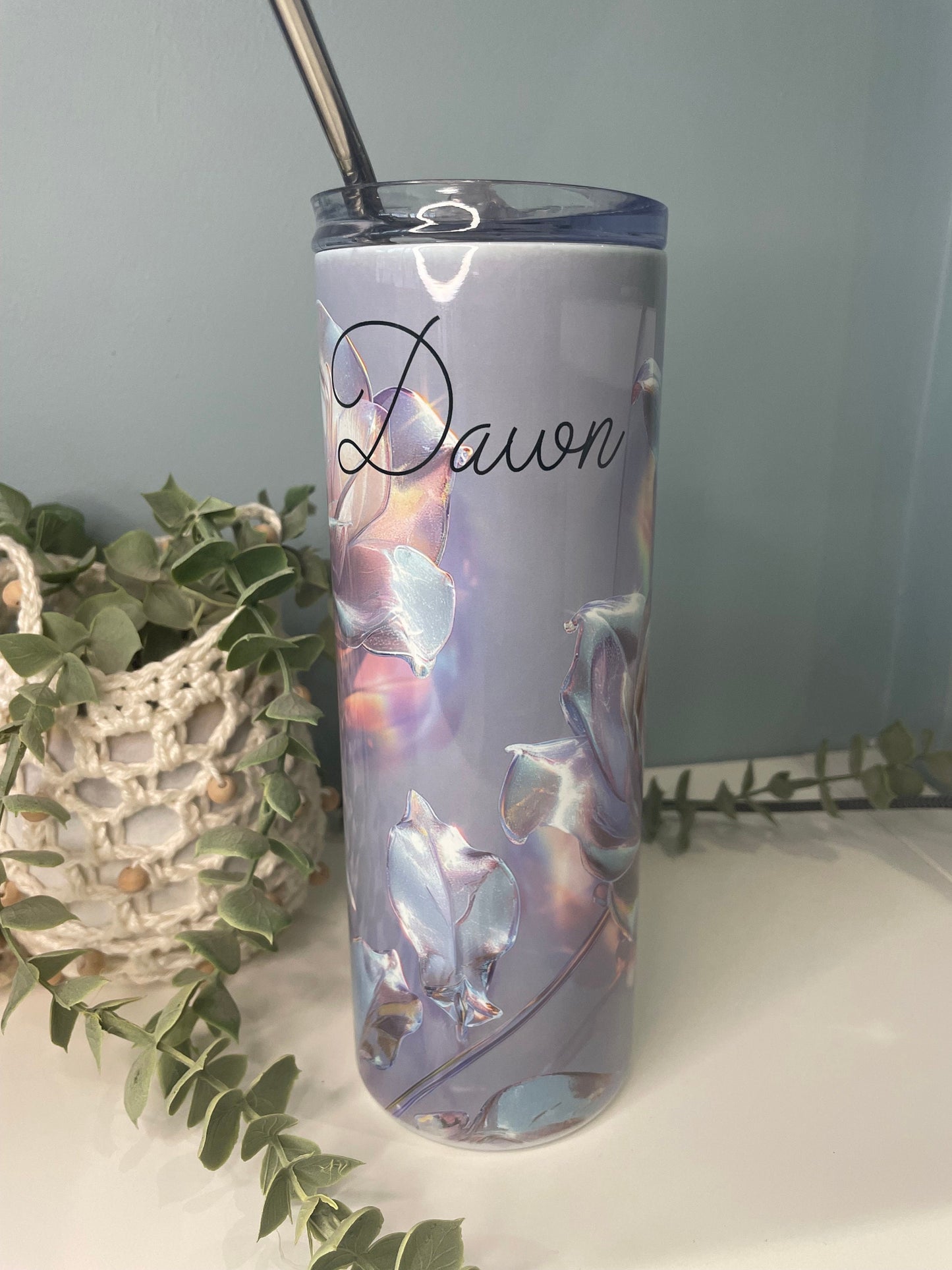 3D Crystal Roses 20oz Tumbler