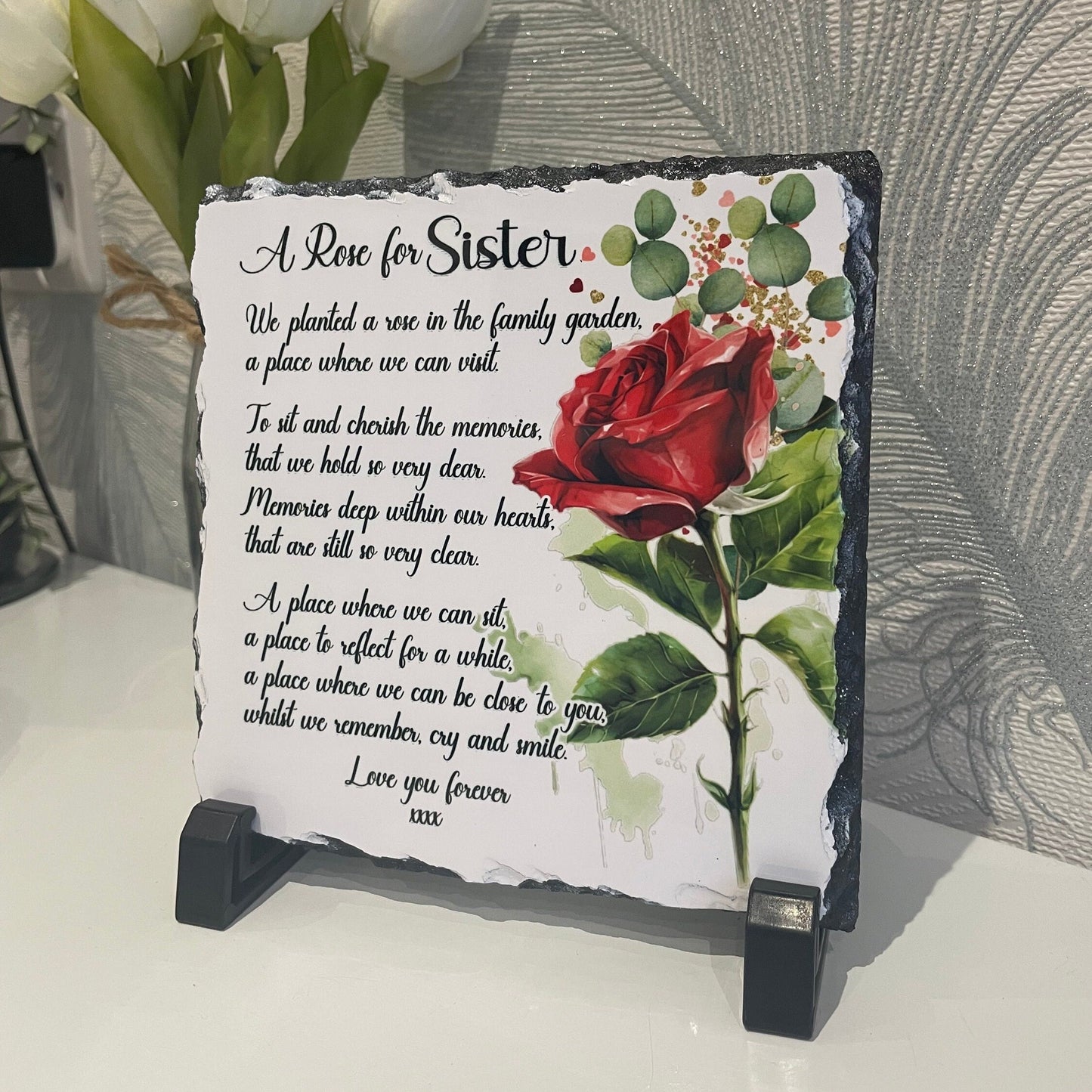 In Loving Memory Rose Memorial Poem Slate